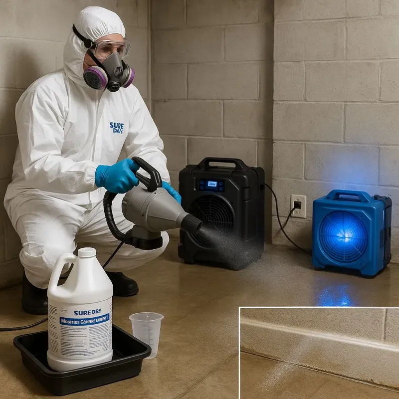 Sanitization and Odor Removal process in East Machias, ME